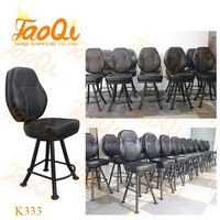 Chaise de jeu de casino moderne K333 avec pivotement à 360 degrés, structure en acier durable, tabouret de bar pour tables de poker et sièges de casino