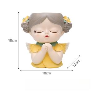 ภาชนะใส่กระถางต้นไม้ทำจากเรซินสำหรับตกแต่ง<span class=keywords><strong>สวน</strong></span>สุดสร้างสรรค์ตั้งโต๊ะแบบน่ารัก - Product Image 6