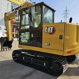 Used Original USA 7 Ton 307 Mini Hydraulic Crawler Excavator Low Working Hours Motor Engine Pump Bearing 2024 Model Sale - Product Image 1