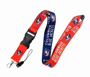 Lanières de sport en gros avec logo personnalisé, lanière de hockey sur glace <span class=keywords><strong>NHL</strong></span>, porte-badge/clé/permis de travail/sangle de téléphone portable, lanière à dégagement rapide - Product Image 4