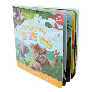 Impresión de Libros de Sonido Musicales Personalizados para Bebés, Libro Electrónico Interactivo con Sonidos de Animales en Inglés para Niños, con Audio - Product Image 3