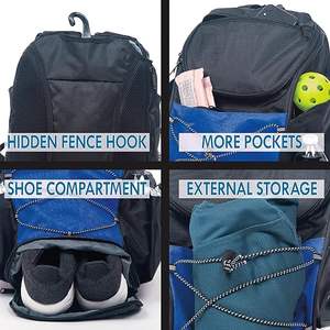 Muestra Gratuita, Mochila Térmica Aislante al por Mayor, Bolsa de Picnic para Exteriores con Enfriador Oxford Grueso a Prueba de Fugas, Bolsa para Pickleball - Product Image 6