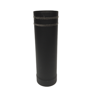 <span class=keywords><strong>Tuyau</strong></span> de poêle à paroi unique en acier au carbone noir de 6 po de diamètre pour une longueur de 500 mm - Product Image 4