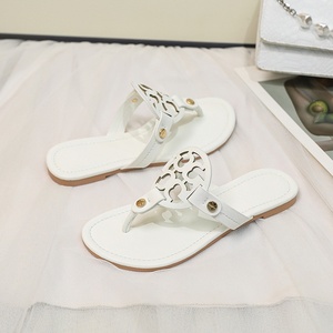 Ciabatte da Spiaggia in Pelle PU per <span class=keywords><strong>Donna</strong></span>, Nuovo Stile, Taglie Grandi, <span class=keywords><strong>Scarpe</strong></span> Estive Popolari, Sandali da Spiaggia in PU - Product Image 5