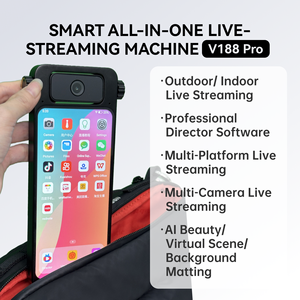 VisionMore Machine de diffusion <span class=keywords><strong>en</strong></span> <span class=keywords><strong>direct</strong></span> AI 6,3 pouces, équipement de diffusion vidéo <span class=keywords><strong>en</strong></span> <span class=keywords><strong>direct</strong></span>, équipement de studio pour la diffusion <span class=keywords><strong>en</strong></span> <span class=keywords><strong>direct</strong></span> - Product Image 3