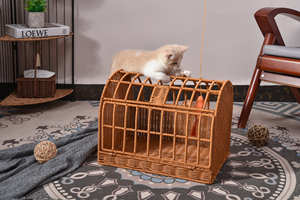 XH lit pour <span class=keywords><strong>chat</strong></span> pour intérieur chien tente chaton <span class=keywords><strong>cabane</strong></span> grotte amovible lavable <span class=keywords><strong>coussin</strong></span> oreiller cage pour animaux de compagnie chenil maison arbre à <span class=keywords><strong>chat</strong></span> avec matelas - Product Image 6
