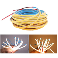 Vente en gros, bande cob 5v, 5mm, 320led/m, pas de zone sombre, bande flexible cob led, lumière pour plafond intérieur, décoration linéaire