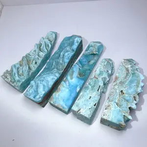 Wholesale Mineral Specimen Crystals Healing Rough Wand Hemimorphite Tower For Home Decoration