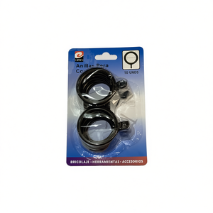 Anillas Para Cortina Plastic 10 Unids Black Curtain Rings For Home Use - Product Image 1