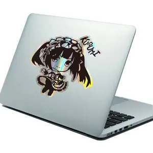 In Stock Holographic Anime Stickers For Laptop Luggage Phone