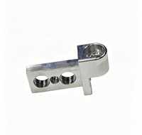 Support en alliage d'aluminium usiné CNC, bloc de montage métallique fraisé avec précision et trous pour assemblage mécanique