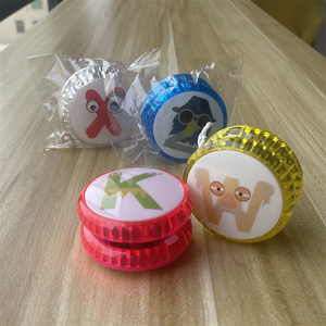 Shantou Fabricantes Barato Niños Educación Carta Retráctil <span class=keywords><strong>Yo</strong></span> Ball Toy Plain Led Luz intermitente yoyo - Product Image 6