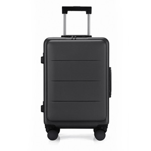 Luggage <b>Suitcase</b> Piece Set Carry on ABS+PC Spinner Trolley With Pocket Compartment Weekend Bag (White, 20in(carry On) - Product Image 2