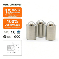 Bille de positionnement OEM personnalisée à pression, en laiton, acier inoxydable, cuivre plaqué, 5 mm HR-06, haute précision