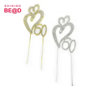 30 & Fabulous Cake Topper pour 30e anniversaire ou anniversaire Cristal Strass Décoratif Gâteau Topper pour Fournitures