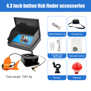 Sondeur de Poissons Sous-Marin de 4,3 Pouces, 30 Mètres, Équipé d'une Caméra de Pêche Sous-Marine Étanche IP68 à Bandoulière Unique - Product Image 3