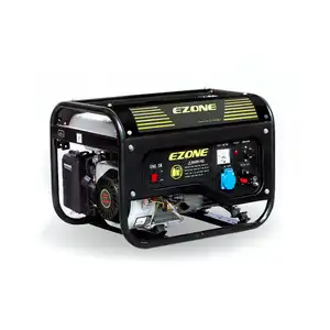 Ezone Ez-3500A价格小型便携式3Kw功率Dc 220V电动汽油家用汽油发电机