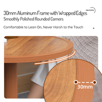 Ensemble bistrot d'extérieur Meiqi moderne 3 pièces, table résistante aux intempéries et chaises confortables pour jardin, balcon, cour