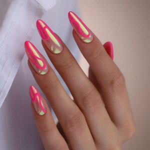 GLAMERMAID <span class=keywords><strong>Faux</strong></span> Ongles à Presser Effet Chrome Courts Amande <span class=keywords><strong>Blanc</strong></span> Nacré Faits Main <span class=keywords><strong>en</strong></span> <span class=keywords><strong>Gel</strong></span> Doux Effet <span class=keywords><strong>Gel</strong></span>ée, Ongles Artificiels Ovale Glazed Donut, Kit de Colle pour Femmes - Product Image 4