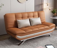 Sofá Cama Plegable Modular de Doble Uso, Moderno, Multifuncional, de Tela Tecnológica, para Apartamentos Pequeños, Sala de Estar, con Almacenamiento