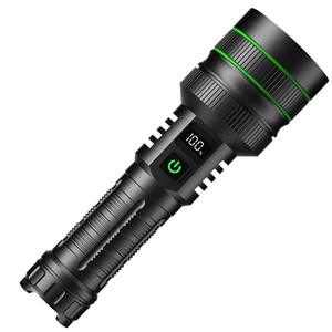 ไฟฉายยุทธวิธีไฟฉายแอลซีดีแสดงตัวเลข9000ลูเมนเลเซอร์สีขาว30W LED ไฟฉาย USB zoomable กลางแจ้งอลูมิเนียมอัลลอยแฟลชแสง - Product Image 1