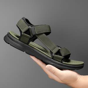 Sandales de plage pour hommes, légères, écologiques, fabriquées en usine, rivets fixés, sans colle, antidérapantes, résistantes à l'usure, chaussures décontractées pour l'extérieur - Product Image 3