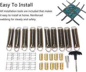 غطاء حمام سباحة خارجي 12*20 قدم مع أداة تركيب غطاء أمان قابل للسحب لحمام السباحة الحراري - Product Image 6