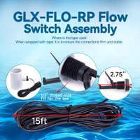 Interrupteur de débit à palette NPT 1/2, 10W 24V, en plastique, pour piscine, instrument de mesure de niveau d'eau pour pompes