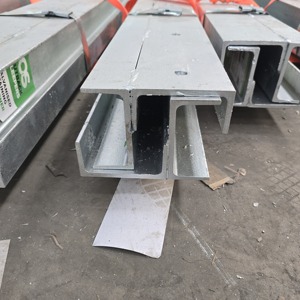 Poteau <span class=keywords><strong>en</strong></span> acier galvanisé, <span class=keywords><strong>poutre</strong></span> <span class=keywords><strong>en</strong></span> acier, traverses <span class=keywords><strong>en</strong></span> béton, mur - Product Image 3