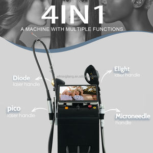 <span class=keywords><strong>เครื่อง</strong></span>เลเซอร์ไดโอดกำจัดรอยสักด้วย4in1เลเซอร์ไดโอดแบบมัลติฟังก์ชัน IPL + ND YAG + <span class=keywords><strong>HIFU</strong></span> + GOLD microneedles - Product Image 5