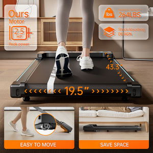 Steel Treadmills for Running Treadmills for Indoor Home Fitness 1-6km/h <strong>Walking</strong> Machine <strong>Walking</strong> <strong>Pad</strong> for Body Building - Product Image 4