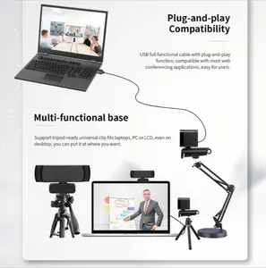 Fabrika OEM özel fiyat HD Web kamera kamerası 1080p hd dahili mikrofon ile latop için