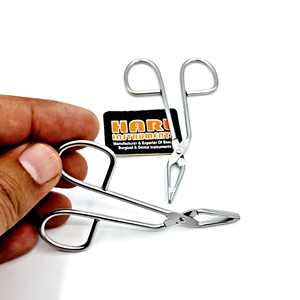 HARL INSTRUMENTS Nuevas Pinzas para Cejas Reutilizables con Punta Puntiaguda de Acero Inoxidable, Diseño de Lujo para Recortar y Depilar Cejas, Maquillaje - Product Image 1