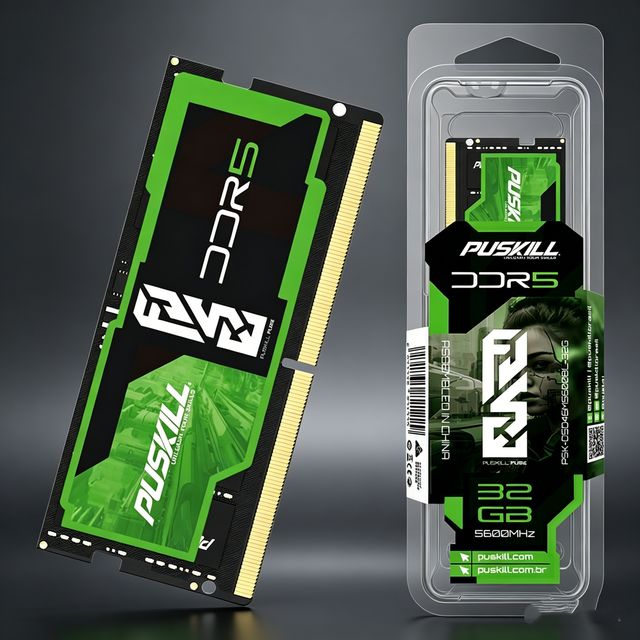 PUSKILL Wholesale DDR5 SODIMM Memory RAM 8GB 16GB 32GB 4800MHz 5600MHz High Speed Gaming Laptop Memory