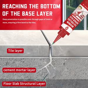 Agente Reparador de Azulejos para Azulejos Huecos, Lechada de Inyección que Reemplaza al <span class=keywords><strong>Cemento</strong></span>, Adhesivo Fuerte de Fácil Uso para Fijación de Azulejos de Piso - Product Image 5