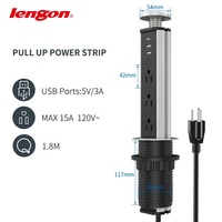 Enchufe eléctrico de EE. UU., enchufe emergente, cocina, escritorio oculto, encimera, toma de corriente de plomo, USB con interruptor de sobrecarga, W 20, 30W, 67W
