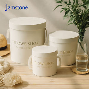 Подарочные тубусы из эко-картона класса люкс с логотипом на заказ для цветов и стабилизированных роз, круглые упаковочные коробки-цилиндры для цветов - Product Image 2