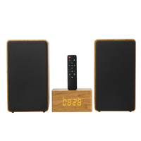 Soundbar TV Kayu D1 Grosir, Speaker BT Sistem Home Theater, Suara Surround 3D, Subwoofer Audio Echo, untuk Dinding, Desktop, Laptop
