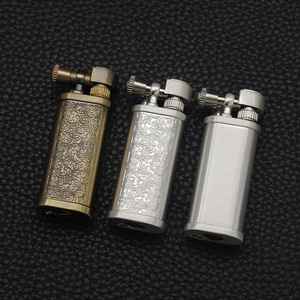Cổ Điển Retro sử dụng lâu dài dầu hỏa nhẹ hơn ngọn lửa dầu nhẹ hơn tang cỏ Thuốc lá nhẹ hơn - Product Image 6
