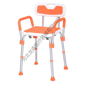 Silla de ducha para personas mayores, silla de ducha para discapacitados, silla de ducha de aleación de aluminio para baño, altura ajustable - Product Image 2
