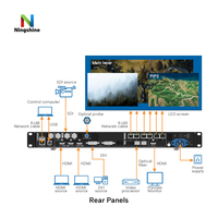 Procesador de Video Novastar VX600, Pantalla LED LCD, Reproductor Multimedia de Video Dos en Uno, Controlador