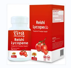 自有品牌生育支持灵芝番茄红素素食胶囊保健补充前列腺和心脏健康支持