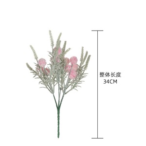 ดอกคาลลาฟลอรัล ปอมปอม ดอกแดนดิไลออนประดิษฐ์ สีขาว ชมพู เหลือง สำหรับตกแต่งงานแต่งงาน งานฝีมือ วัสดุพลาสติก MW85505 - Product Image 4