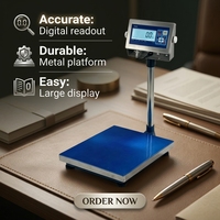 Balance de table numérique 40x50cm Capacité 100kg Affichage LED/LCD Matériau ABS Pèse-personne