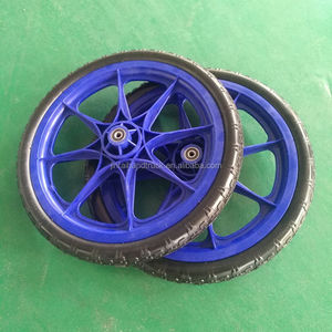Nieuwe <span class=keywords><strong>16</strong></span> Inch Fietswagen Met Plastic Band 16X2.125 Pu Schuimwiel Voor Jachtvervoer In De Detailhandel - Product Image 2