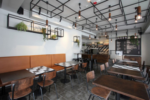 Indoor Mall Glass Food Display Counter Coffee Shop <strong>Kiosk</strong> <strong>Designs</strong> Cake Storage Cabinet OEM - Product Image 4