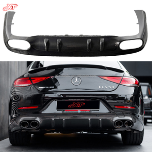 สปอยเลอร์หลังคาร์บอนไฟเบอร์ทรง C257 AMG สำหรับ Mercedes <span class=keywords><strong>Benz</strong></span> <span class=keywords><strong>CLS</strong></span> <span class=keywords><strong>53</strong></span> 63 260 300 W257 Diffuser ปี 2018+ - Product Image 1