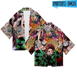 Yinuoxin 10 Styles Demoned Slayer Kimetsu No Yaiba <span class=keywords><strong>Zenitsu</strong></span> Giyu Tanjirou Kamado Nezuko Anime <span class=keywords><strong>Kimono</strong></span> Uniform Cosplay Costume - Product Image 5
