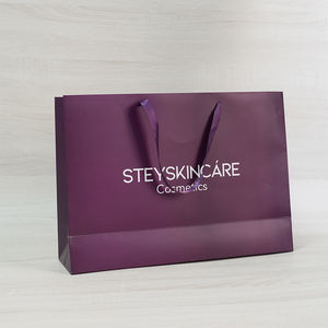 Sacs cadeaux miniatures imprimés recto verso personnalisés avec ruban pour produits de beauté et emballage de cartes - Product Image 5