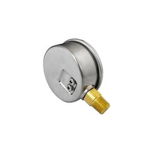 مقياس ضغط للظهر npt1/4 بخيط صادم للزيت مع مقياس ضغط توصيل npt من الخيط النحاسي 60 من الخلف - Product Image 6